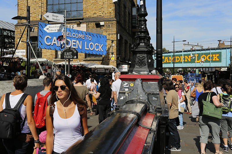 Camden Lock Market. Photo © Bikeworldtravel | Shutterstock.com