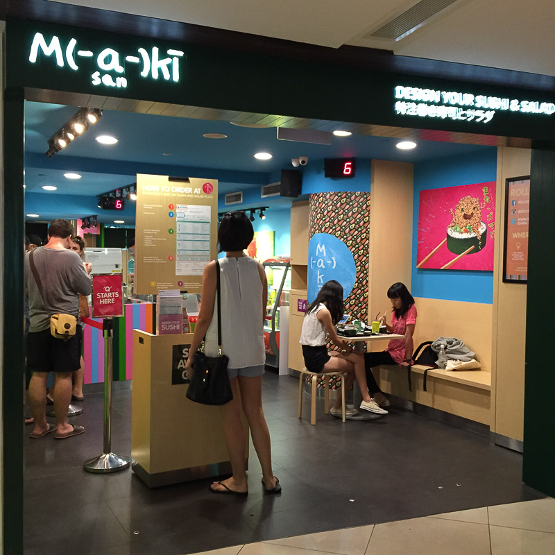 The exterior of Maki-san’s 3rd outlet at 112 Katong.