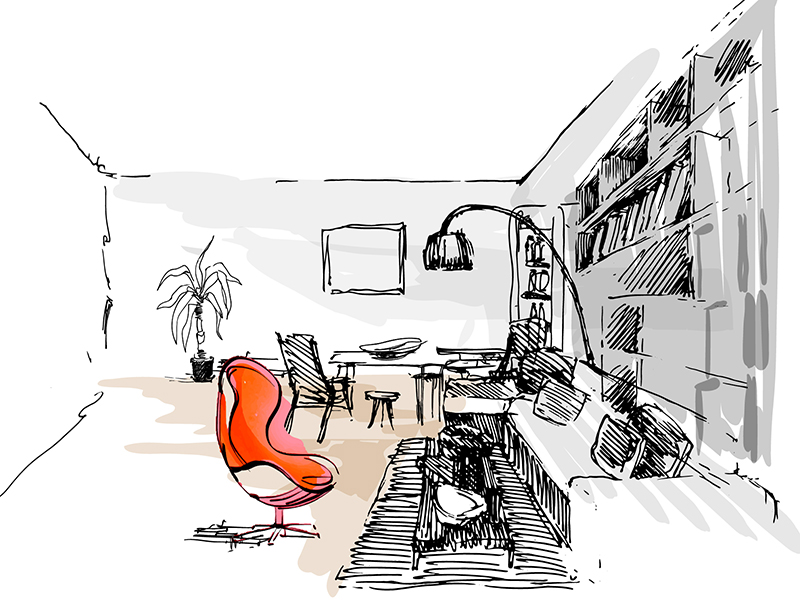 Resized AirbnbxG-Dragon_Dukyang Studio_Sketch-dining room