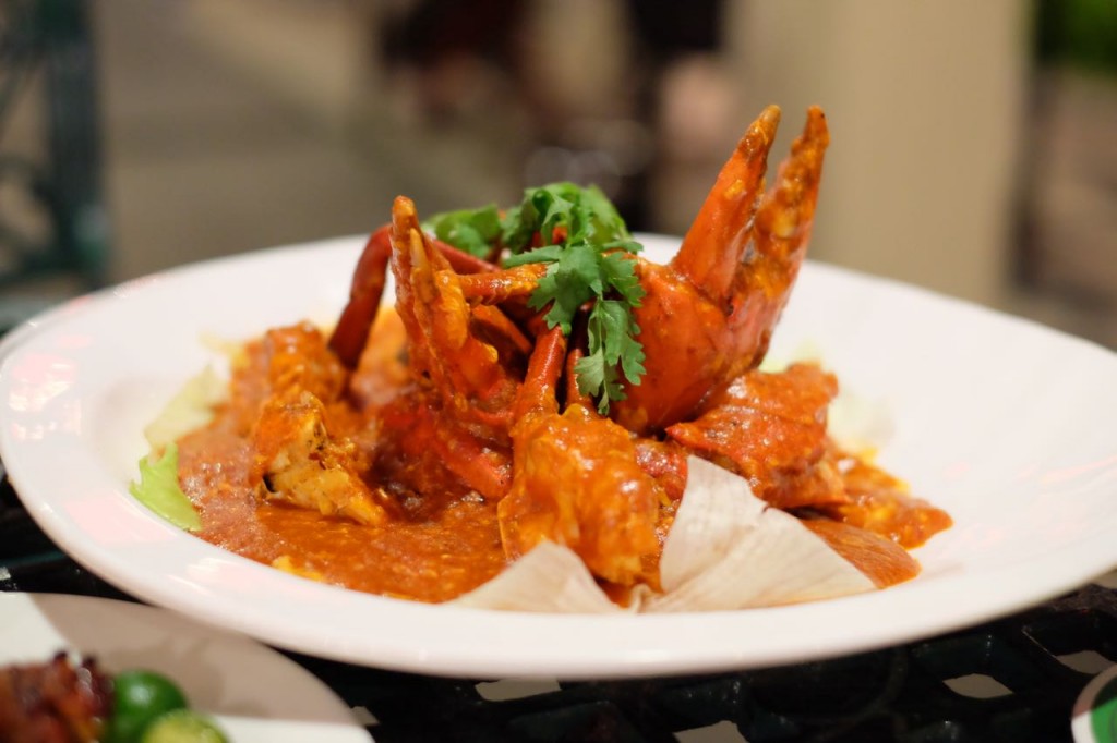 Generous serving of the Chili Crab