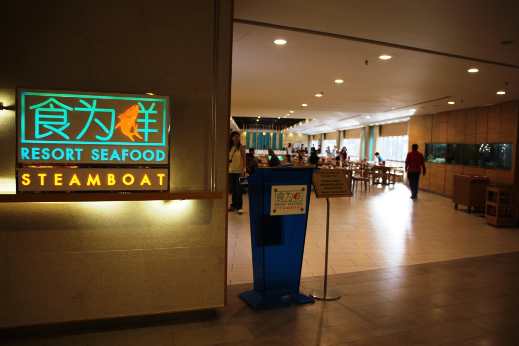 The newly revamped Resort Seafood restaurant. 
