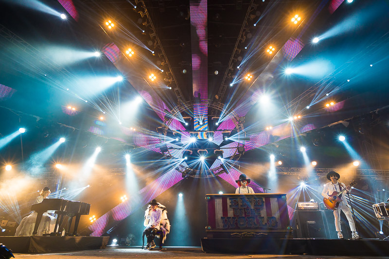 SEKAI NO OWARI performing at MTV World Stage Malaysia 2015 on 12 Sep (Credit - MTV Asia & Aloysius Lim)