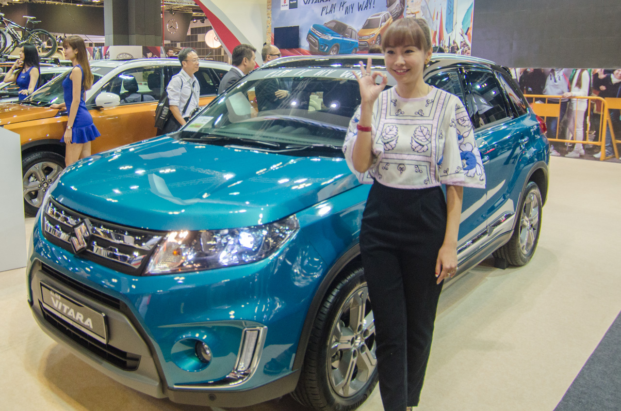 Mediacorp celebreity, Ann Kok, who is the new Suzuki Vitara brand ambassador. Photo © Justin Teo.