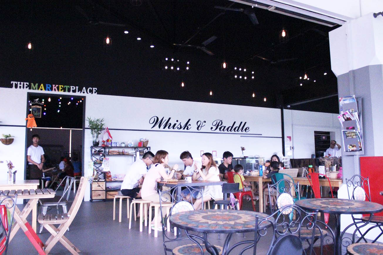 Outdoor section of Whisk and Paddle