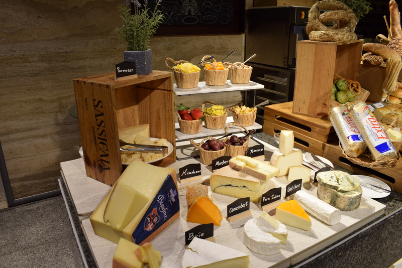 A fine selection of cheese. 