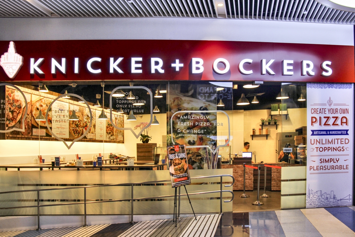 Exterior of Knicker+Bockers main outlet at Raffles 