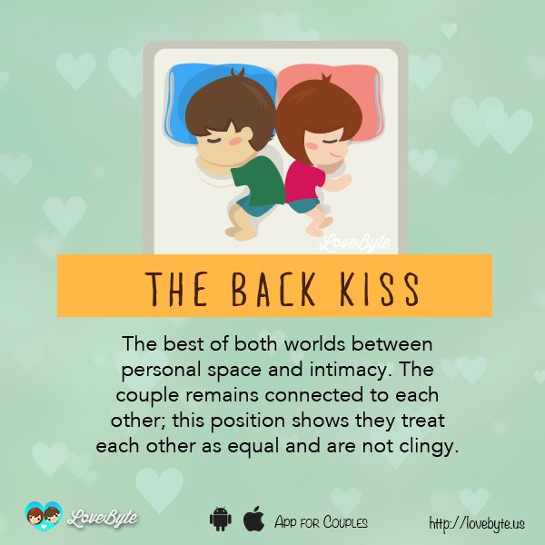 couple back kiss