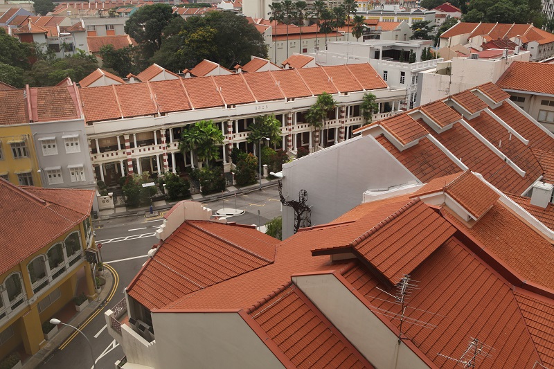 Singapore's traditional Chinese quarter is just a short stroll from the Dorsett's front entrance.
