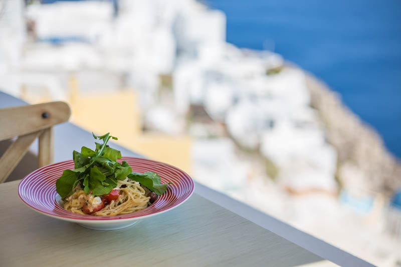 There are numerous food options near our villa and pretty much all of them come with a great view. Photo © Katherine Goh.