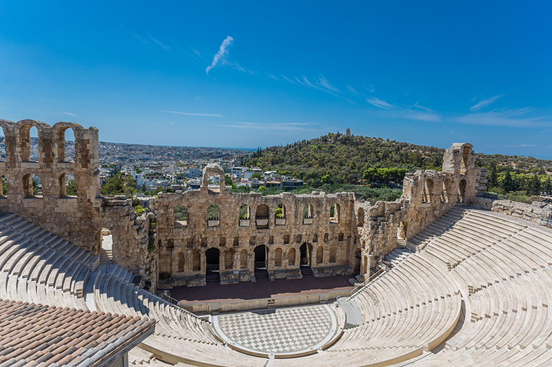 We got to explore Acropolis, which is one of the stops for the Athens hop-on-hop-off bus. Photo © Katherine Goh.