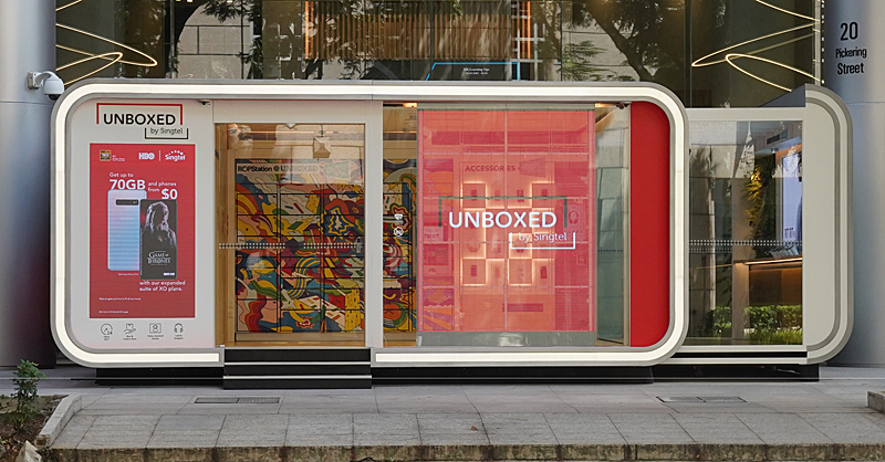 Singtel Introduces Unmanned Pop-up Concept Store - Asia