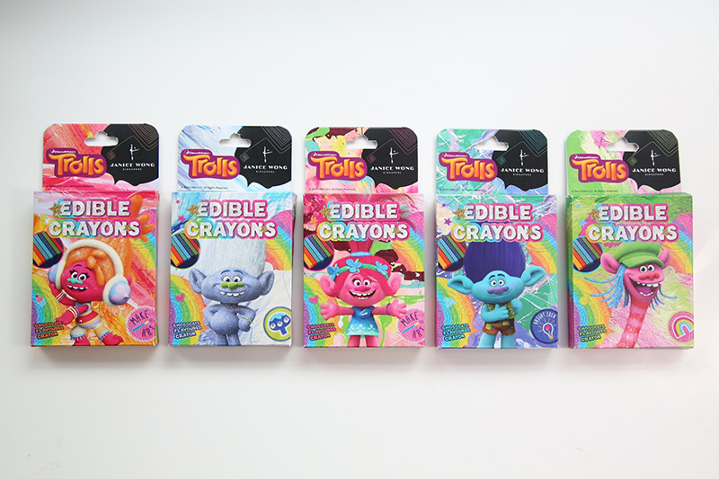 Eat Your Crayons - Janice Wong Launches Trolls Edible Crayons