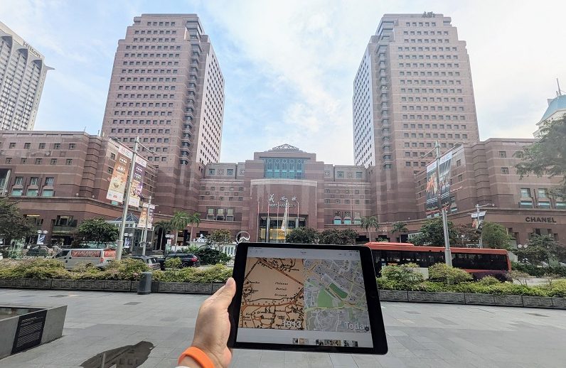 Ngee Ann City was once a cemetery, as seen from the old map