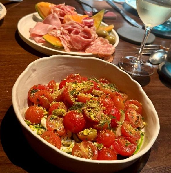 Charcuterie & Burrata with Organic Tomatoes